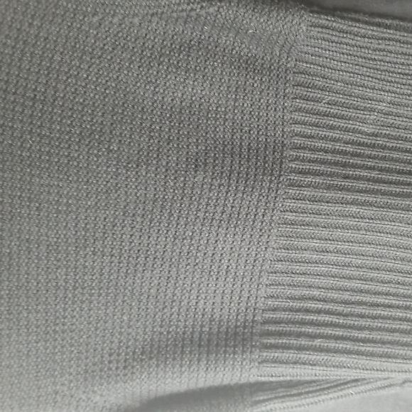 Chelsea & Theodore open front faux trimmed sweater sz small - Picture 7 of 8